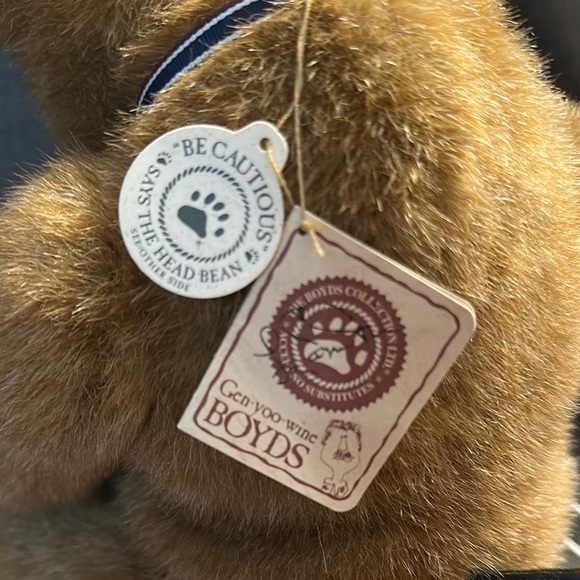 Boyds Bears Brown Stuffed Animal with Diary - Picture 10 of 16